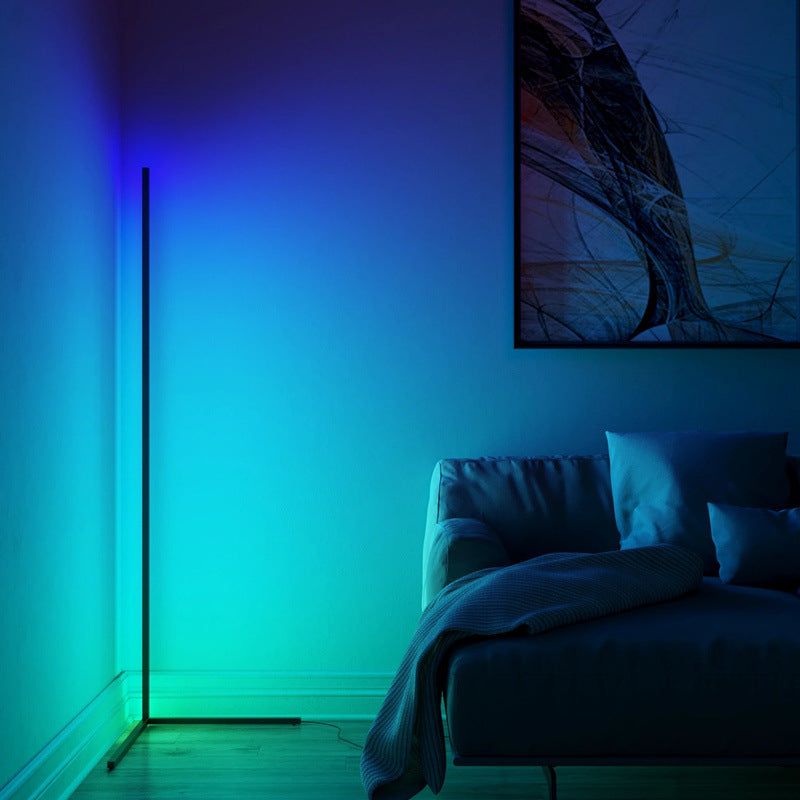 Moodly Edge – Minimalist LED Corner Floor Lamp
