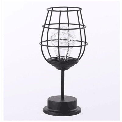 Moodly Ember – Wrought Iron Fairy Light Lamp