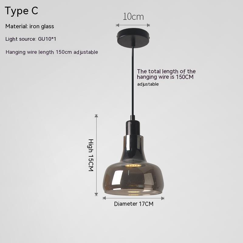 Moodly Smoke Dome pendant light – Ø 17 cm, height 15 cm
