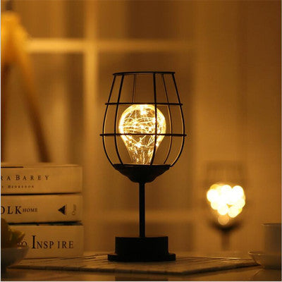 Moodly Ember – Wrought Iron Fairy Light Lamp
