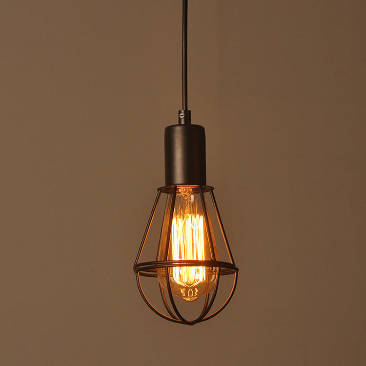 Moodly Cage pendant light glowing warm