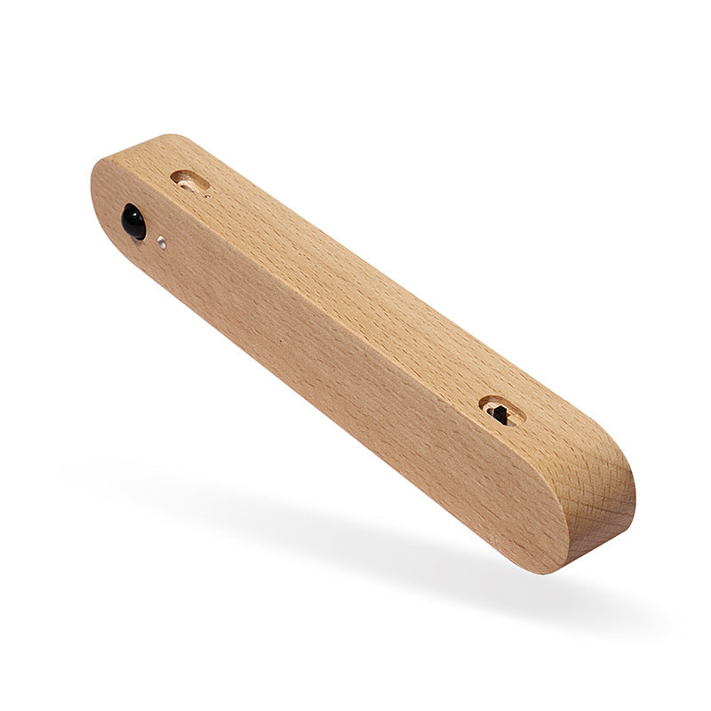 Moodly Entry wooden sensor light – side view