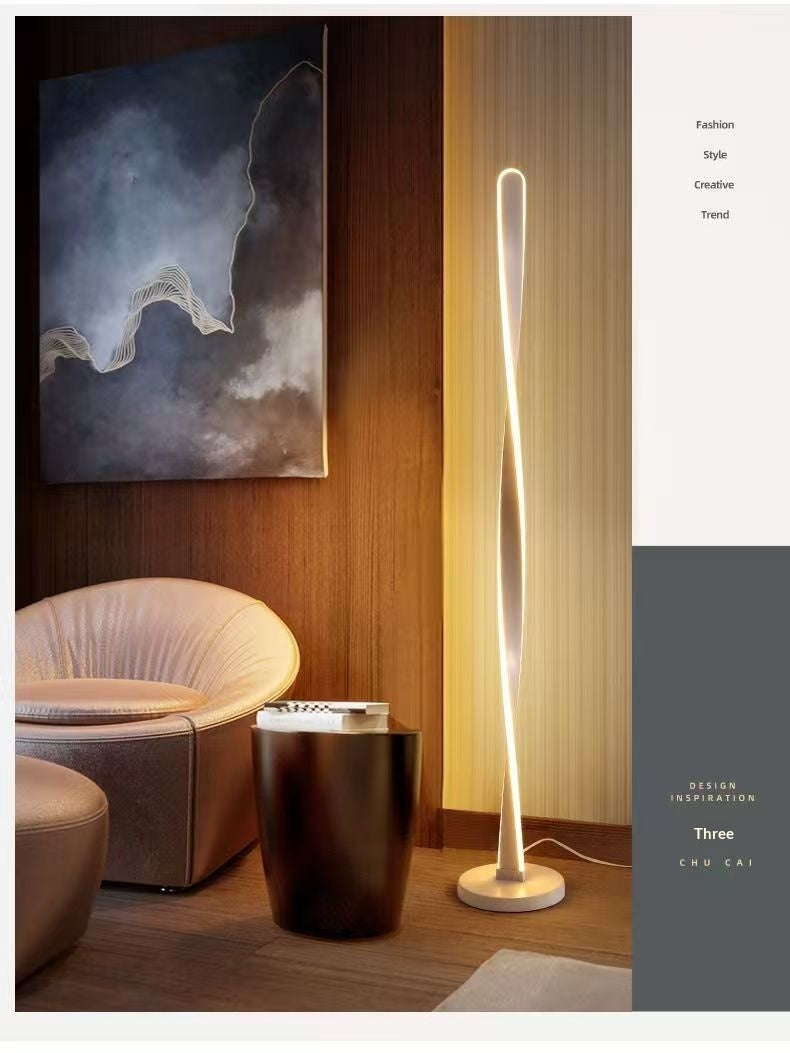 Moodly Twist – spirálová LED stojací lampa