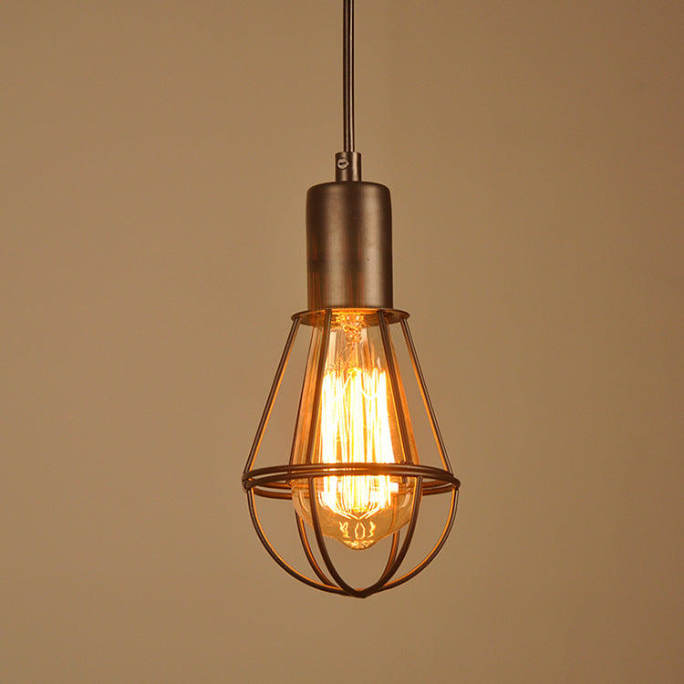 Moodly Cage pendant light – wide wire cage