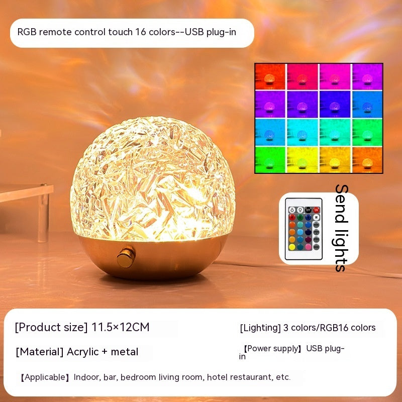 Moodly Ripple – Křišťálová lampa s efektem vodní hladiny