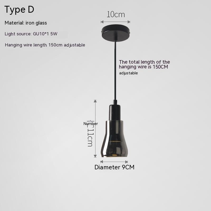 Moodly Smoke Mini pendant light – Ø 9 cm, height 11 cm